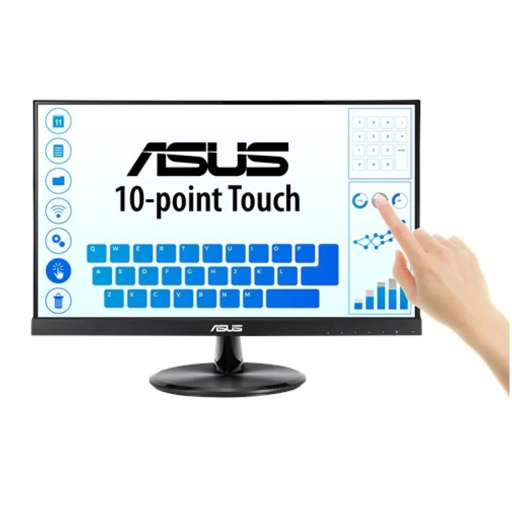 Monitor Touch 60,5 cm (21,5") Asus VT229H 1920x1080 5ms IPS VGA HDMI USB2.0 zvočniki 7H Monitor Touch 60,5 cm (21,5") Asus VT229H 1920x1080 5ms IPS VGA HDMI USB2.0 zvočniki 7H