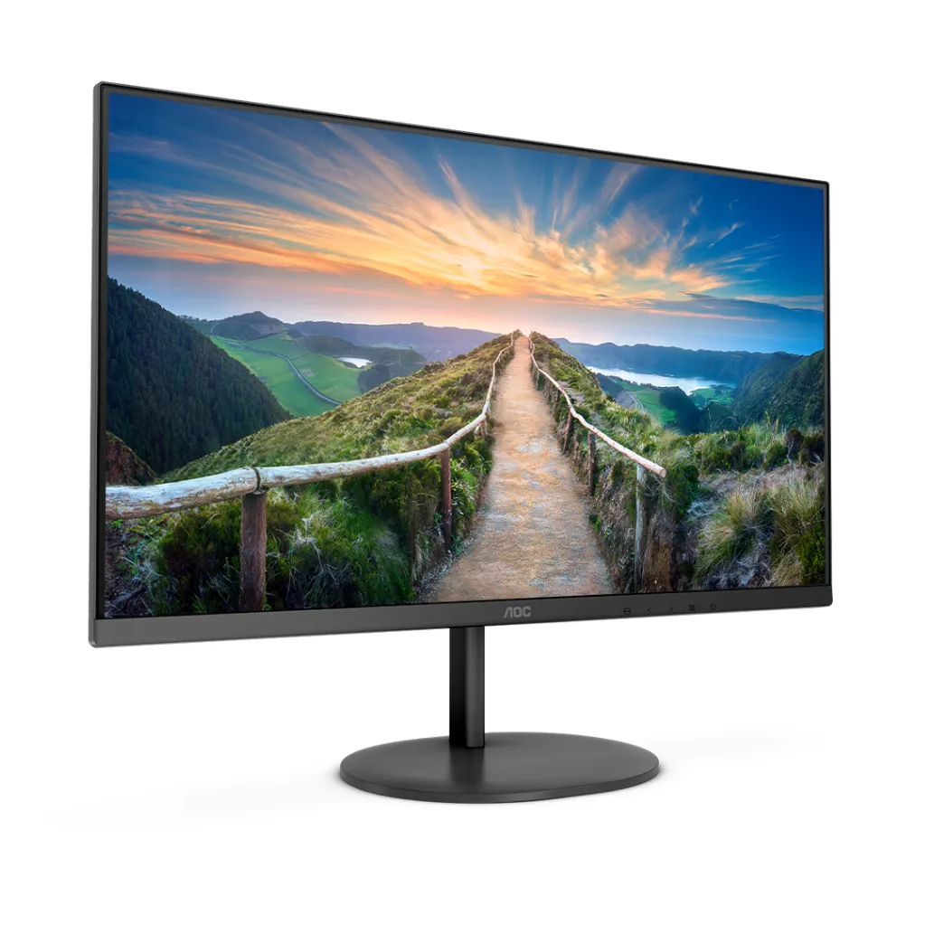 Monitor AOC 68,6 cm (27,0") U27V4EA 3840x2160 75Hz IPS 4ms 2xHDMI DisplayPort Zvočniki 3H sRGB112% Monitor AOC 68,6 cm (27,0") U27V4EA 3840x2160 75Hz IPS 4ms 2xHDMI DisplayPort Zvočniki 3H sRGB112%