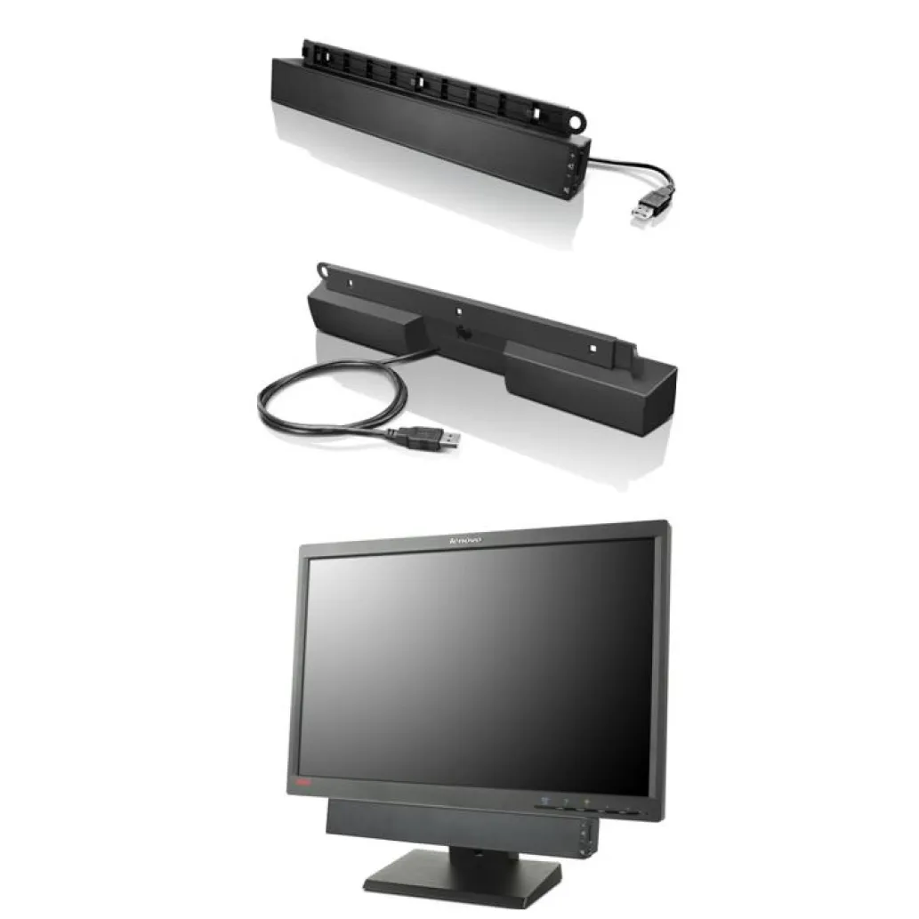 Zvočniki za monitor Lenovo USB Soundbar za monitorje (0A36190) Zvočniki za monitor Lenovo USB Soundbar za monitorje (0A36190)