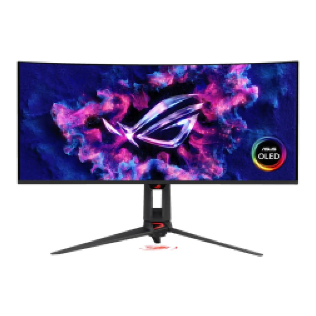 Monitor Asus 86,4 cm (34,0") PG34WCDN 3440x1440 Curved Gaming 360Hz OLED 0,03ms 2xHDMI DisplayPort USB-C 90W 3xUSB3.2 HAS DCI-P3-99% FreeSync Premium PRO G-Sync Compatible KVM HDR400 ROG Swift Monitor Asus 86,4 cm (34,0") PG34WCDN 3440x1440 Curved Gaming 360Hz OLED 0,03ms 2xHDMI DisplayPort USB-C 90W 3xUSB3.2 HAS DCI-P3-99% FreeSync Premium PRO G-Sync Compatible KVM HDR400 ROG Swift