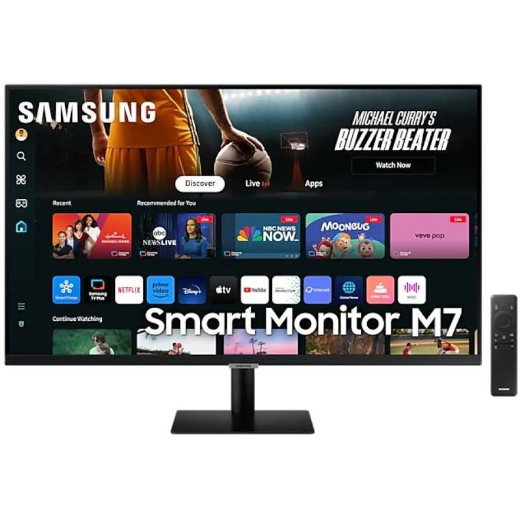 Monitor Samsung 80 cm (31,5") S32DM702UU 3840x2160 Smart TV Tizen VA 4ms 2x HDMI USB-C 65W 2xUSB2.0 Zvočniki 2x5W NTSC72% 2xUSB2.0 BT WiFi HDR10 Smart M7 črna Monitor Samsung 80 cm (31,5") S32DM702UU 3840x2160 Smart TV Tizen VA 4ms 2x HDMI USB-C 65W 2xUSB2.0 Zvočniki 2x5W NTSC72% 2xUSB2.0 BT WiFi HDR10 Smart M7 črna