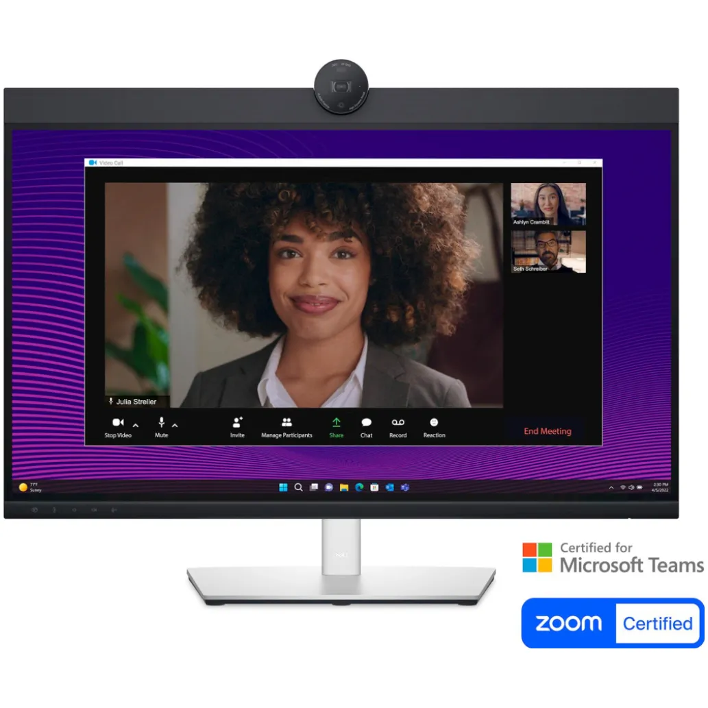 Monitor Dell 68,6 cm (27,0") P2724DEB 2560x1440 konferenca IPS 5ms HDMI DisplayPort USB-C 90W DP-Out 4xUSB3.2 USB-C-Out Pivot Kamera IR Zvočniki 2x5W 3H sRGB99% RJ45 Monitor Dell 68,6 cm (27,0") P2724DEB 2560x1440 konferenca IPS 5ms HDMI DisplayPort USB-C 90W DP-Out 4xUSB3.2 USB-C-Out Pivot Kamera IR Zvočniki 2x5W 3H sRGB99% RJ45