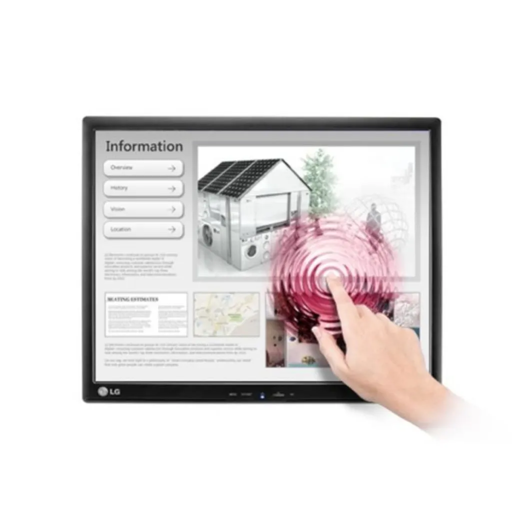 Monitor Touch 48,2 cm (19,0") LG 19MB15T-I 1280x1024 IPS 14ms VGA USB Monitor Touch 48,2 cm (19,0") LG 19MB15T-I 1280x1024 IPS 14ms VGA USB