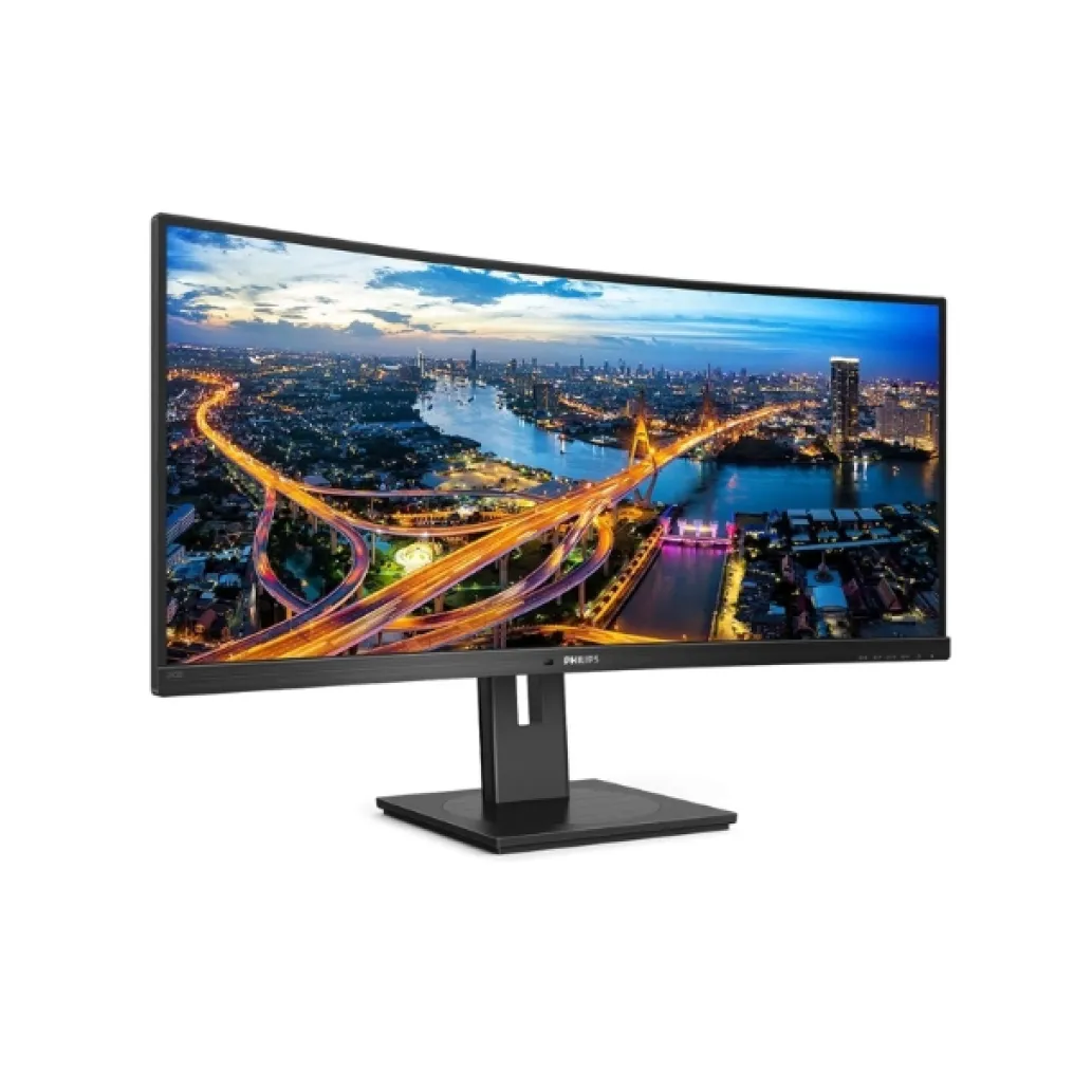 Monitor Philips 86,4 cm (34,0") 345B1C 3440x1440 Curved 100Hz VA 5ms HDMI DisplayPort 4xUSB3.2 HAS Zvočniki 2x5W  sRGB119% AdaptiveSync