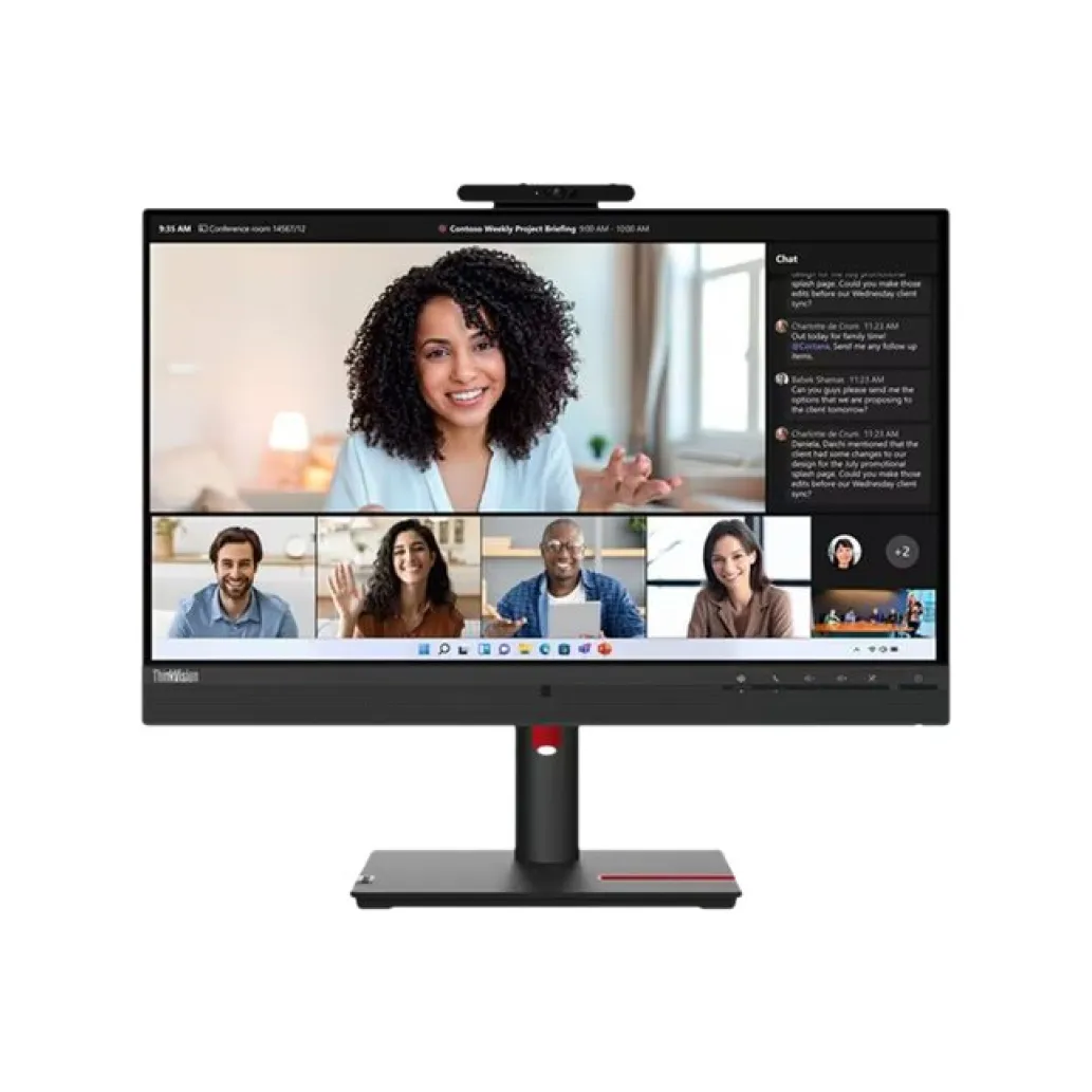 Monitor Lenovo 60,5 cm (23,8") T24mv-30 1920x1080 konferenca 75Hz IPS 4ms HDMI DisplayPort USB-C 90W DP-Out 4xUSB3.2 Pivot Kamera IR Zvočniki 2x5W sRGB99% RJ45 ThinkVision Kamera IR Monitor Lenovo 60,5 cm (23,8") T24mv-30 1920x1080 konferenca 75Hz IPS 4ms HDMI DisplayPort USB-C 90W DP-Out 4xUSB3.2 Pivot Kamera IR Zvočniki 2x5W sRGB99% RJ45 ThinkVision Kamera IR