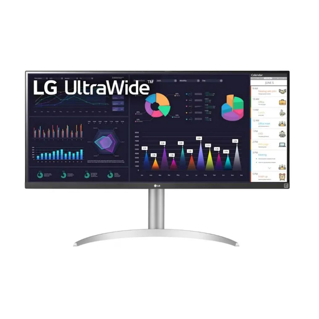 Monitor LG 86,4 cm (34,0") 34WQ650-W 2560x1080 100Hz IPS 5ms 2xHDMI DisplayPort USB-C Zvočniki 2x7W sRGB99% FreeSync HDR10 Monitor LG 86,4 cm (34,0") 34WQ650-W 2560x1080 100Hz IPS 5ms 2xHDMI DisplayPort USB-C Zvočniki 2x7W sRGB99% FreeSync HDR10