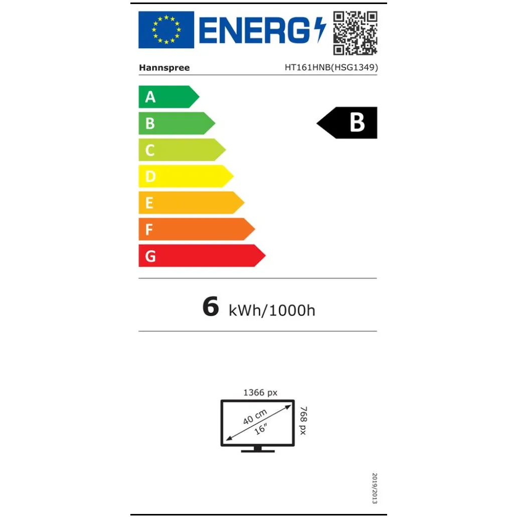Monitor touch HannsG 39,6 cm (15,6") HT161HNB 1366x768 TFT 12ms VGA HDMI 10-Point Touch kapacitivni 7H M-Touch Monitor touch HannsG 39,6 cm (15,6") HT161HNB 1366x768 TFT 12ms VGA HDMI 10-Point Touch kapacitivni 7H M-Touch