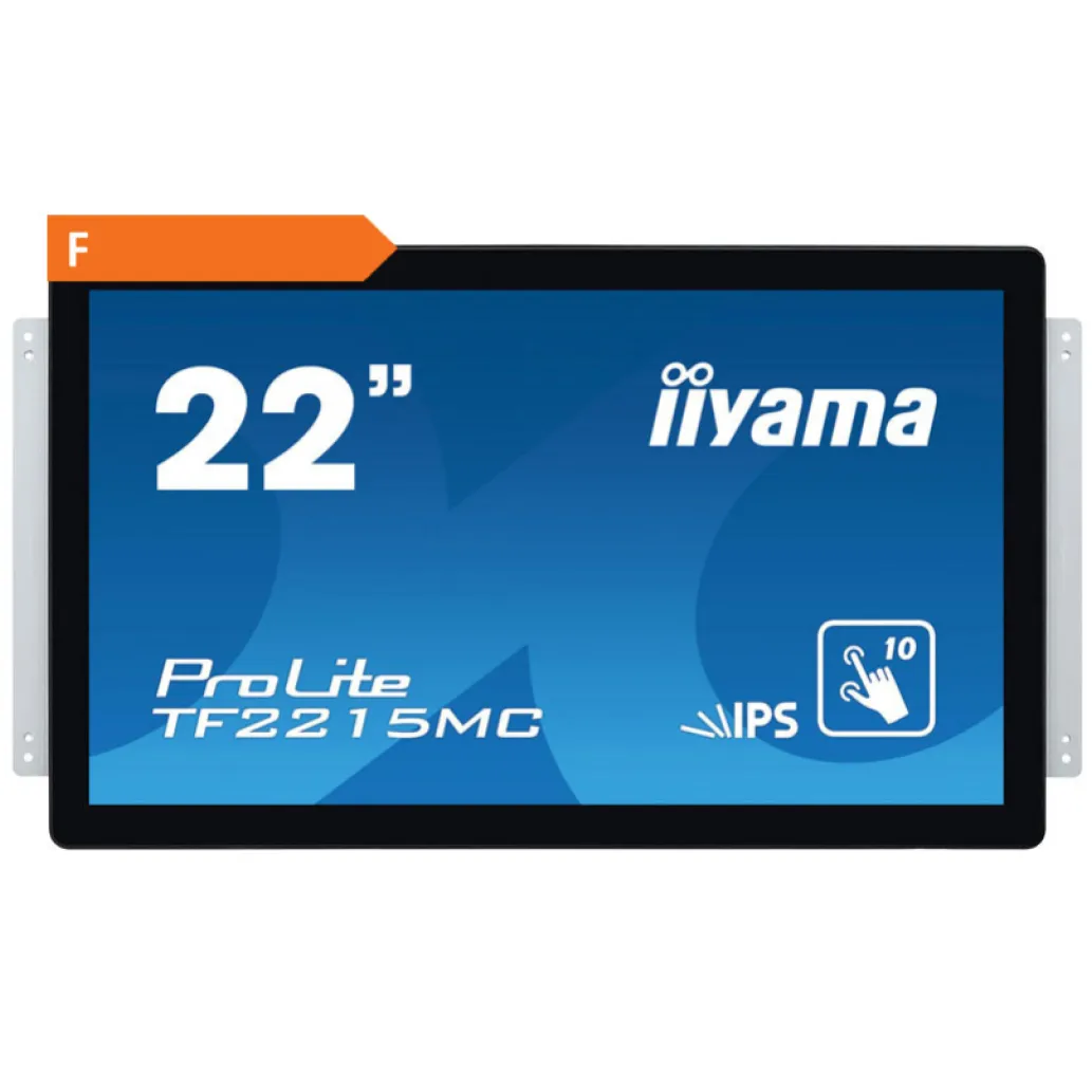 Monitor Touch 54,6 cm (21,5") Iiyama OpenFrame TF2215MC-B2 IPS 14ms VGA HDMI DisplayPort USB 