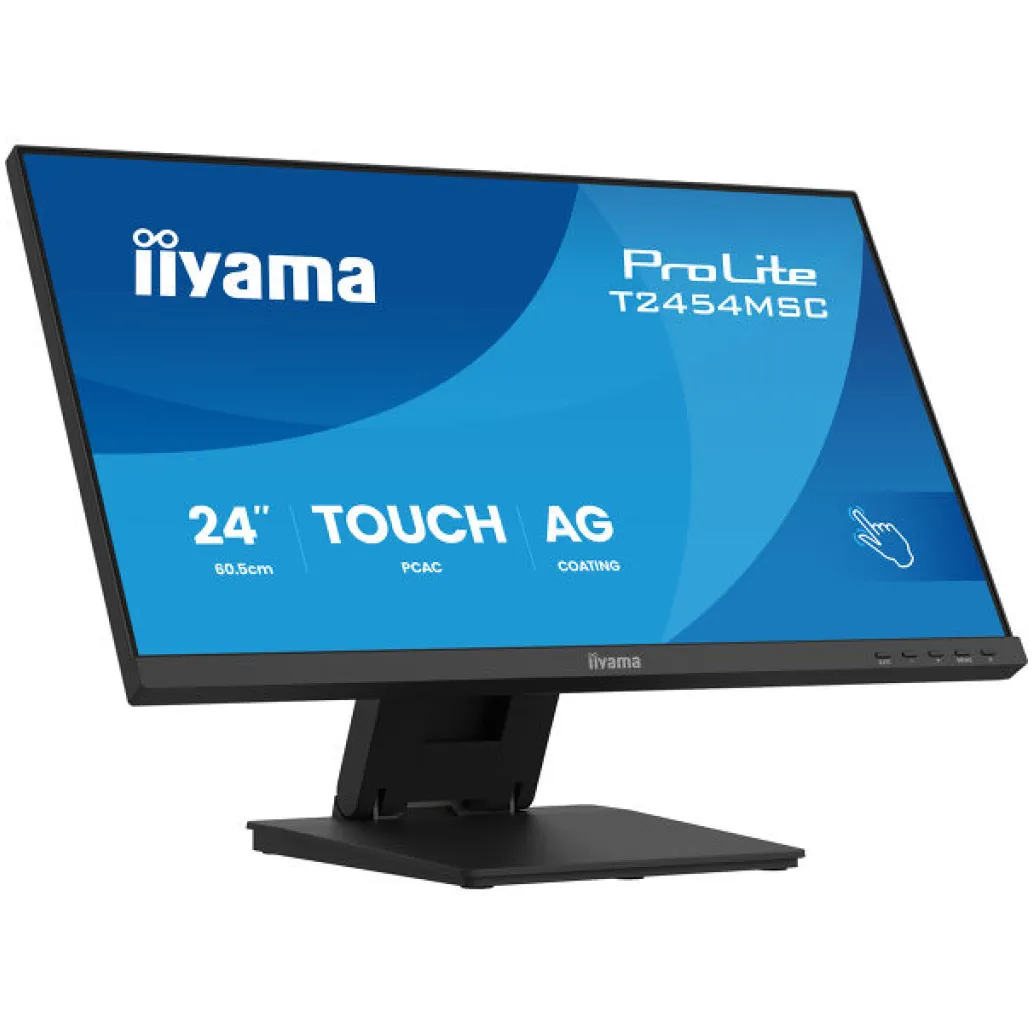 Monitor touch Iiyama 60,5 cm (23,8") T2454MSC-B3AG 1920x1080 POS 75Hz IPS 4ms HDMI DisplayPort 2xUSB3.2 Nagib Zvočniki ProLite interaktivni monitor PCAP 10, nagib 5° do 90° Monitor touch Iiyama 60,5 cm (23,8") T2454MSC-B3AG 1920x1080 POS 75Hz IPS 4ms HDMI DisplayPort 2xUSB3.2 Nagib Zvočniki ProLite interaktivni monitor PCAP 10, nagib 5° do 90°