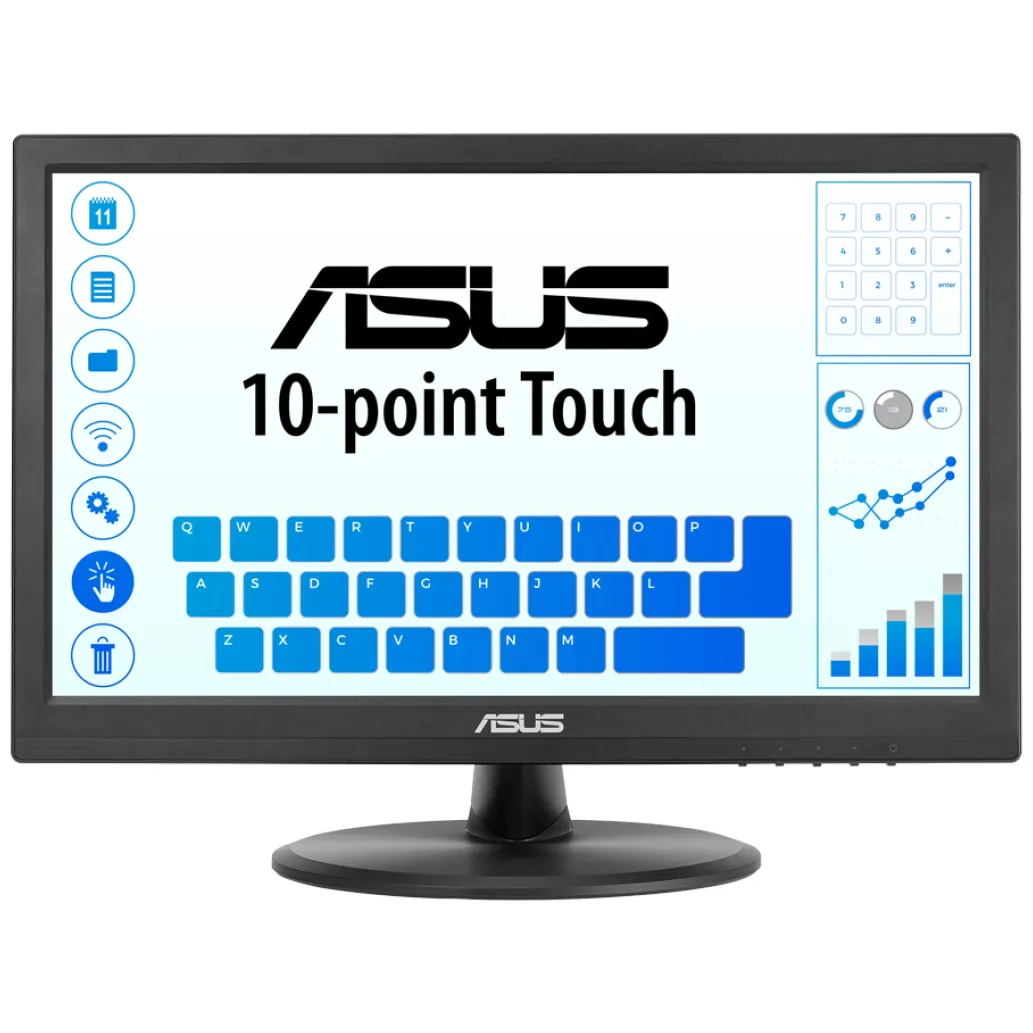 Monitor touch Asus 39,6 cm (15,6") VT169HE 1920x1080 POS IPS 5ms VGA HDMI USB Monitor touch Asus 39,6 cm (15,6") VT169HE 1920x1080 POS IPS 5ms VGA HDMI USB
