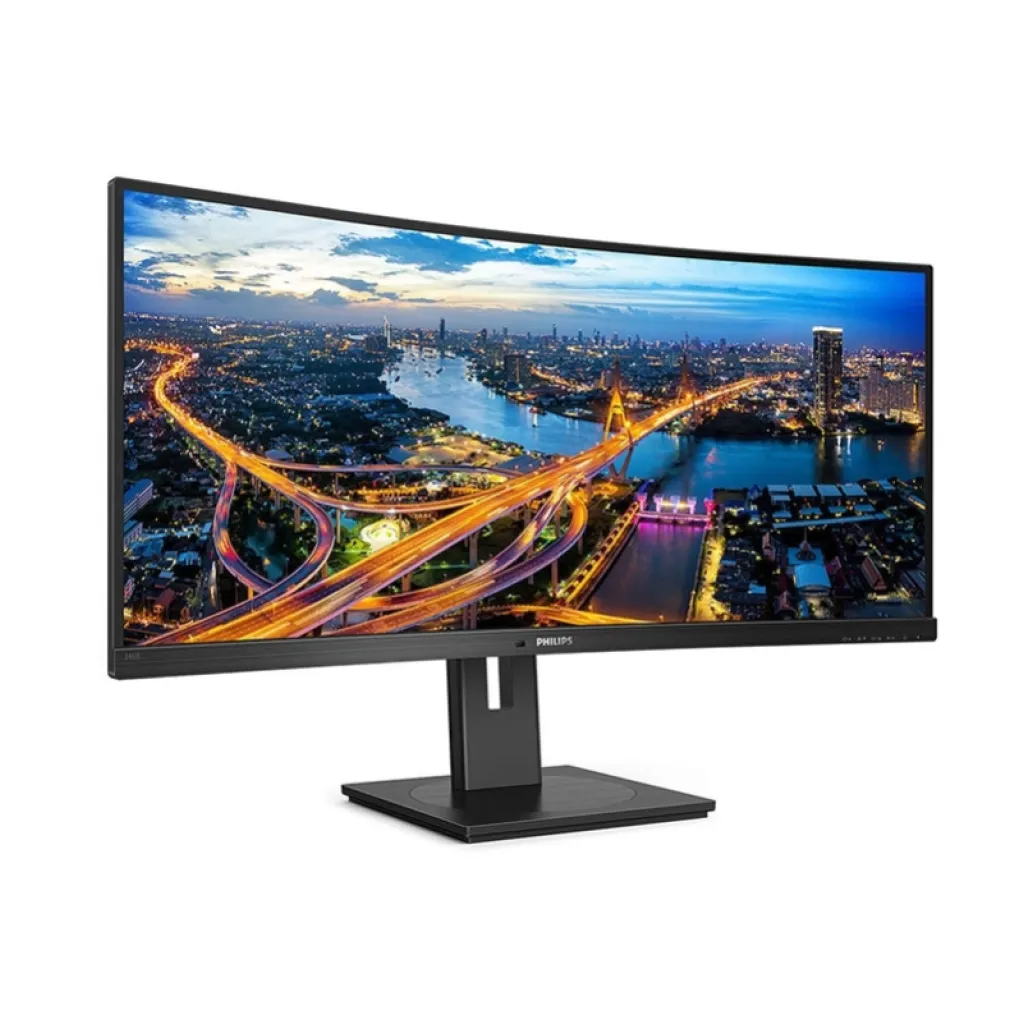 Monitor Philips 86,4 cm (34,0") 346B1C 3440x1440 Curved 100Hz VA 4ms HDMI DisplayPort USB-C 90W 4xUSB3.2 HAS Zvočniki 2x5W  2H sRGB119% RJ45 KVM B-line