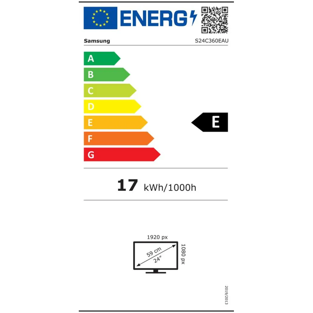 Monitor Samsung 61 cm (24,0") S24C360EAU 1920x1080 Curved 75Hz VA 4ms VGA HDMI NTSC72% FreeSync Monitor Samsung 61 cm (24,0") S24C360EAU 1920x1080 Curved 75Hz VA 4ms VGA HDMI NTSC72% FreeSync