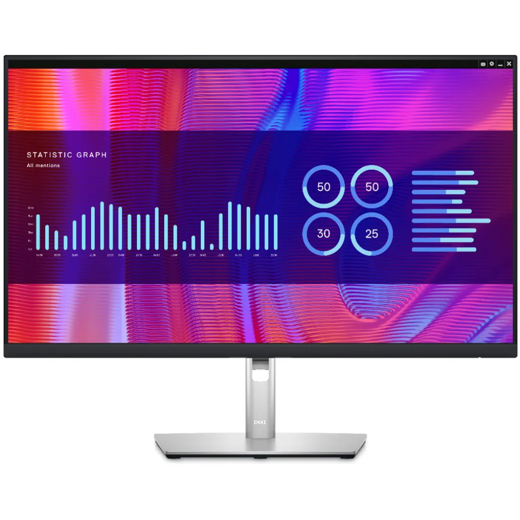 Monitor Dell 68,6 cm (27,0") P2723DE 2560x1440 IPS 5ms HDMI DisplayPort USB-C 90W DP-Out 4xUSB3.2 Pivot sRGB99% RJ45 Monitor Dell 68,6 cm (27,0") P2723DE 2560x1440 IPS 5ms HDMI DisplayPort USB-C 90W DP-Out 4xUSB3.2 Pivot sRGB99% RJ45