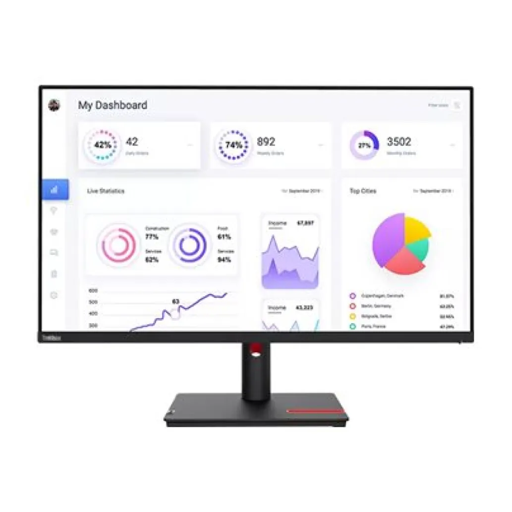 Lenovo thinkvision t32p-30 | 80cm (31,5") | 3840x2160 | ips | 4ms | hdmi displayport usb-c 4xusb3. 2 | pivot | srgb99% | kvm | hdr10 | poslovni monitor 1 Monitor lenovo 80 cm (31,5") t32p-30 3840x2160 ips 4ms hdmi displayport usb-c 90w 4xusb3. 2 pivot srgb99% rj45 kvm hdr10 thinkvision - komponentko