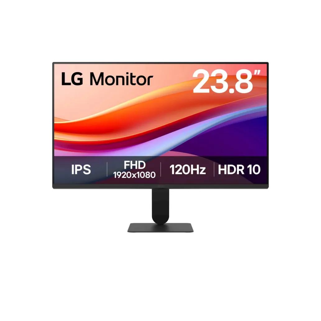 Monitor LG 60,5 cm (23,8") 24U41YA 1920x1080 120Hz IPS 5ms VGA HDMI sRGB99% HDR10 Monitor LG 60,5 cm (23,8") 24U41YA 1920x1080 120Hz IPS 5ms VGA HDMI sRGB99% HDR10