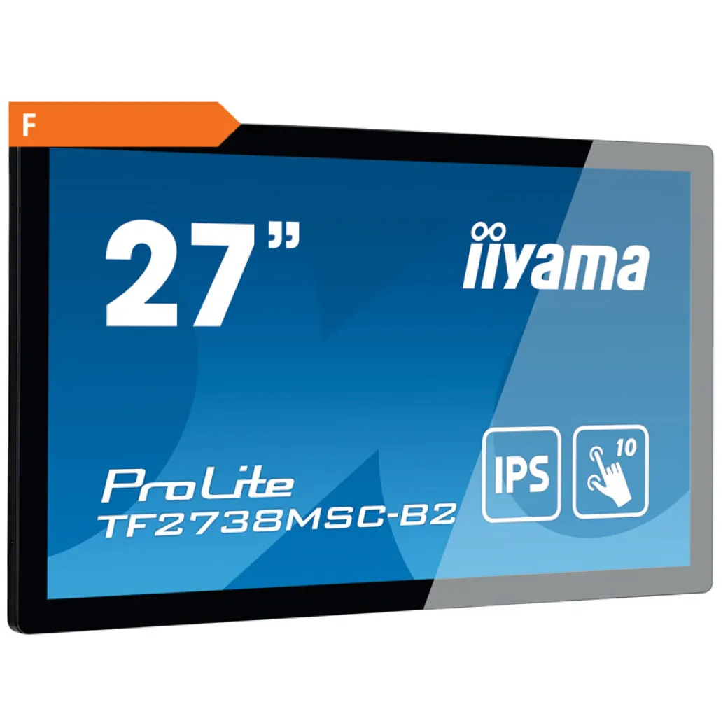 Monitor touch Iiyama 68,6 cm (27,0") TF2738MSC-B2 1920x1080 Open Frame IPS 5ms DVI HDMI DisplayPort USB Zvočniki 2x3W  6H ProLite interaktivni monitor