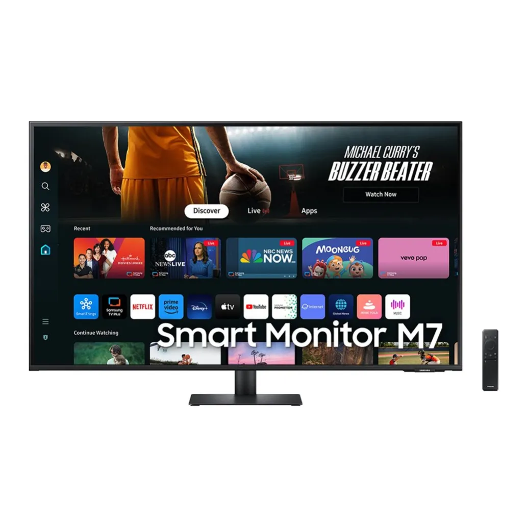 Monitor Samsung 109,2 cm (43,0") S43DM702UU 3840x2160 Smart TV Tizen VA 4ms 2xHDMI USB-C 65W USB Zvočniki 2x10W NTSC72% BT WiFi HDR10 Smart M7 Monitor Samsung 109,2 cm (43,0") S43DM702UU 3840x2160 Smart TV Tizen VA 4ms 2xHDMI USB-C 65W USB Zvočniki 2x10W NTSC72% BT WiFi HDR10 Smart M7