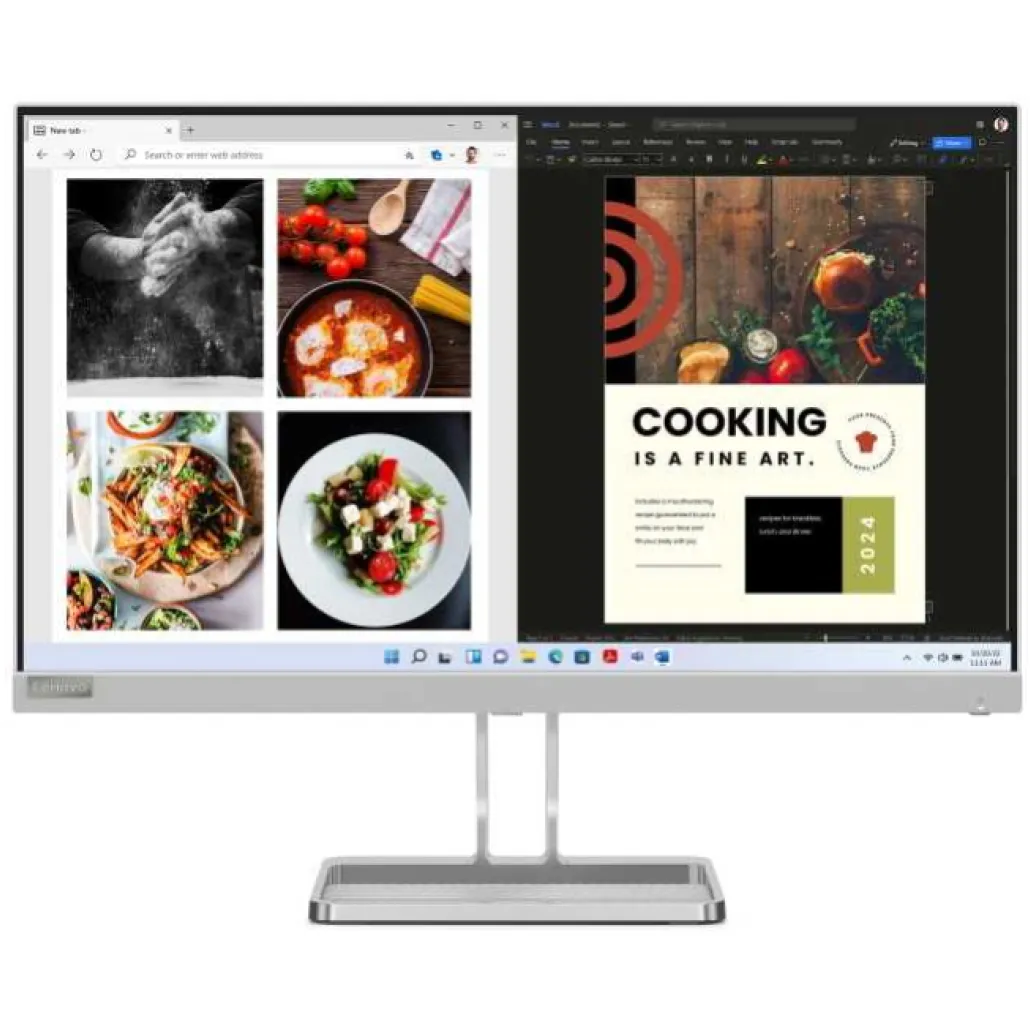 Monitor Lenovo 60,5 cm (23,8") L24i-40 1920x1080 100Hz IPS 4ms VGA HDMI Zvočniki 2x3W FreeSync Monitor Lenovo 60,5 cm (23,8") L24i-40 1920x1080 100Hz IPS 4ms VGA HDMI Zvočniki 2x3W FreeSync