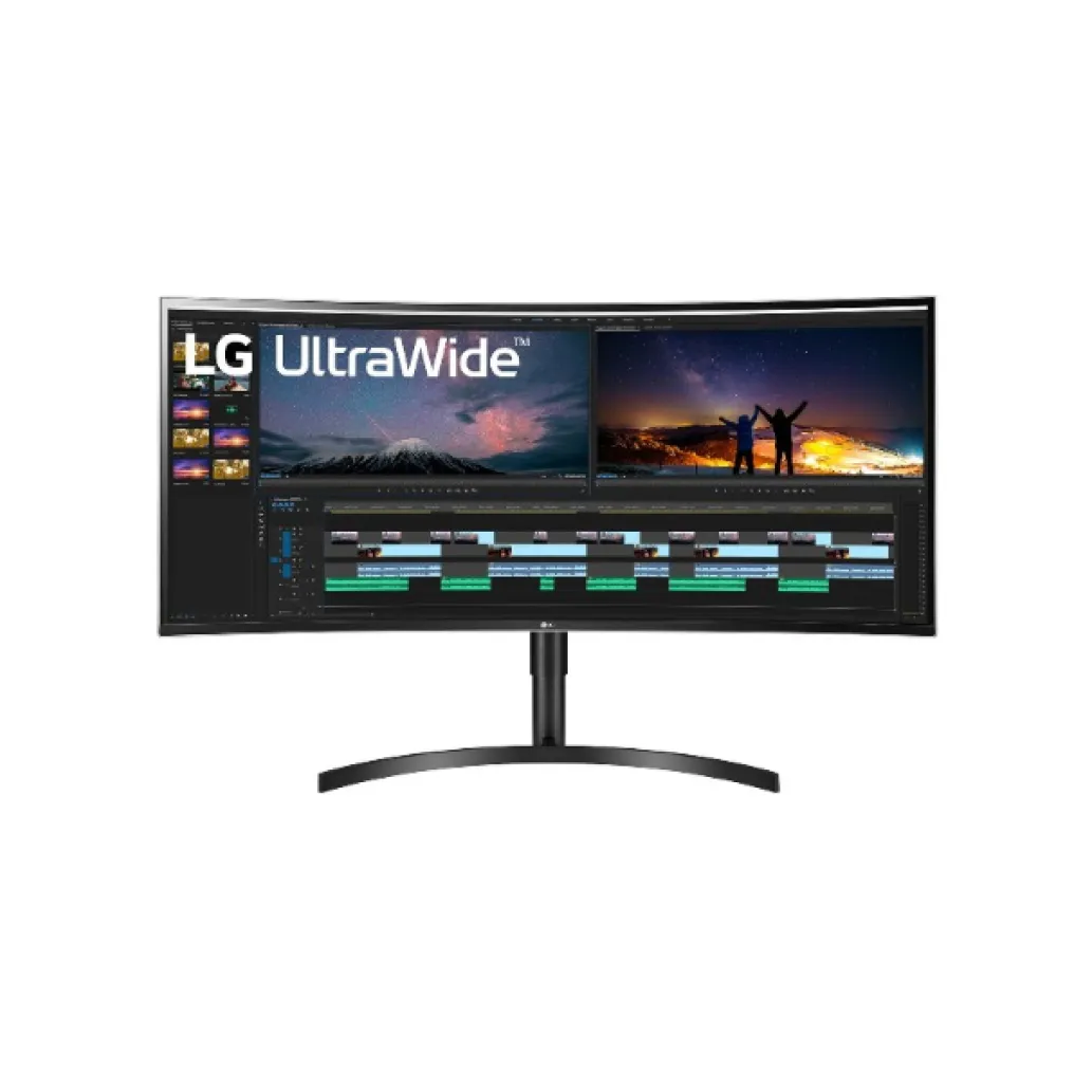 Monitor LG 96,5 cm (38,0") 38WN75C-B 3840x1600 Curved IPS 5ms 2xHDMI DisplayPort HAS zvočniki sRGB99% HDR10