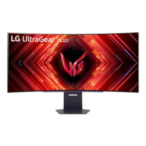 Monitor LG 114,3 cm (45") 45GS95QX-B 3440x1440 Curved Gaming 240Hz OLED 0,03ms 2xHDMI DisplayPort 2xUSB3.0 HAS  DCI-P3-98,5% FreeSync Premium PRO G-Sync Compatible HDR400 UltraGear