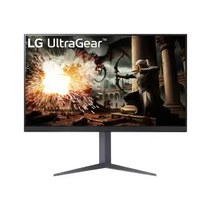 Monitor LG 80 cm (31,5") 32GS75QX 2560x1440 Gaming 180Hz IPS 1ms 2xHDMI DisplayPort Pivot  sRGB99% FreeSync G-Sync Compatible HDR400 UltraGear črna