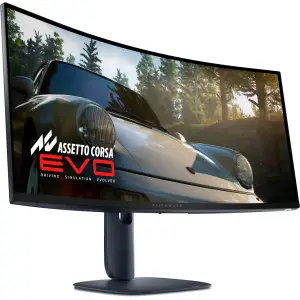 Monitor Dell 86,4 cm (34,0") AW3425DW 3440x1440 Curved Gaming 240Hz QD-OLED 0,03ms 2xHDMI DisplayPort USB3.2 USB-C-Out HAS  DCI-P3-99,3% FreeSync Premium PRO G-Sync Compatible HDR400 Alienware