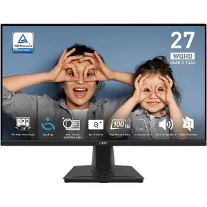 Monitor MSI 68,6 cm (27,0") MP275Q 2560x1440 100Hz IPS 1ms 2xHDMI DisplayPort Zvočniki  sRGB100% AdaptiveSync HDR PRO
