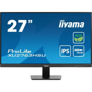 Monitor Iiyama 68,6 cm (27,0") XU2763HSU-B1 1920x1080 100Hz IPS 3ms HDMI DisplayPort 2xUSB3.2 Zvočniki  3H sRGB96% FreeSync ProLite
