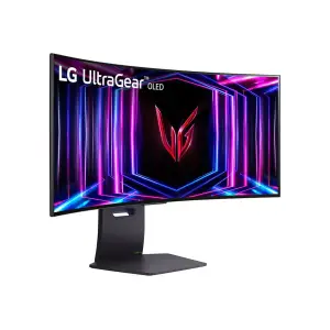 Monitor LG 86,4 cm (34,0") 34GS95QE-B 3440x1440 Curved Gaming 240Hz OLED 0,03ms 2xHDMI DisplayPort 2xUSB3.0 Pivot  DCI-P3-98,5% FreeSync Premium PRO G-Sync Compatible HDR400 UltraGear