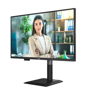 Monitor AOC 68,6 cm (27,0") Q27P4U 2560x1440 120Hz IPS 4ms 2xHDMI DisplayPort USB-C 15W 3xUSB3.2 USB-C-Out Pivot Zvočniki  3H sRGB131%