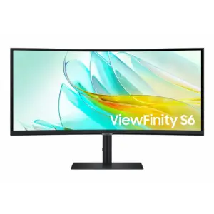 Monitor Samsung 86,4 cm (34,0") S34C652UAU 3440x1440 Curved 100Hz VA 5ms HDMI DisplayPort USB-C 90W 3xUSB3.0 HAS Zvočniki 2x5W  sRGB115% FreeSync RJ45 HDR10 ViewFinity S6 350 cd/m2