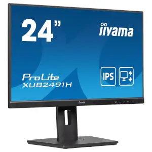 Monitor Iiyama 60,5 cm (23,8") XUB2491H-B1 1920x1080 100Hz IPS 0,5ms HDMI DisplayPort Pivot  sRGB96% AdaptiveSync ProLite