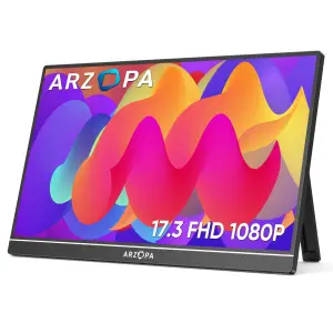 Prenosni monitor Arzopa 43,9 cm (17,3") A1 M 1920x1080 IPS 5ms HDMI-Mini USB-C Zvočniki NTSC72% 6800K