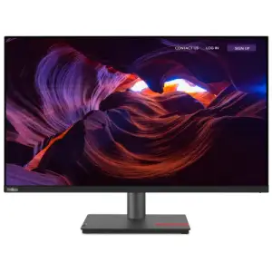 Monitor Lenovo 80 cm (31,5") P32p-30 3840x2160 Grafika IPS 4ms HDMI DisplayPort Thunderbolt4 USB-C 100W Thunderbolt4-Out 4xUSB3.2 Pivot  DCI-P3-95% RJ45 KVM ThinkVision črna