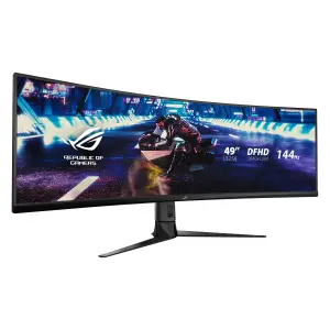 Monitor Asus 124,5 cm (49,0") XG49VQ 3840x1080 Curved Gaming 144Hz VA 4ms 2xHDMI DisplayPort 2xUSB3.2 HAS Zvočniki 2x5W  sRGB125% FreeSync Premium PRO BT HDR400 Strix