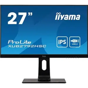 Monitor Iiyama 68,6 cm (27,0") XUB2792HSC-B1 1920x1080 75Hz IPS 4ms HDMI DisplayPort USB-C 65W 2xUSB3.0 Zvočniki  sRGB99%