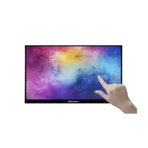Prenosni monitor Touch Verbatim 35,6 cm (14,0") PMT-14 1920x1080  IPS 6ms HDMI 2xUSB-C USB2.0 Zvočniki  FreeSync HDR 10 točkovni kapacitivni G+G