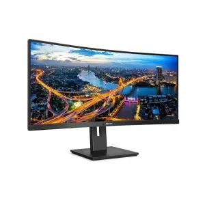 Monitor Philips 86,4 cm (34,0") 345B1C 3440x1440 Curved 100Hz VA 5ms HDMI DisplayPort 4xUSB3.2 HAS Zvočniki 2x5W  sRGB119% AdaptiveSync
