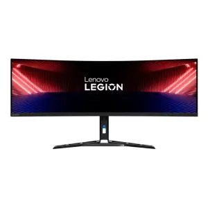 Monitor Lenovo 113 cm (44,5") R45w-30 5120x1440 Curved Gaming 165Hz VA 1ms 2xHDMI DisplayPort USB-C 75W 3xUSB3.2 HAS Zvočniki 2x3W  DCI-P3-90% FreeSyn Premium PRO RJ45 KVM HDR400 Legion