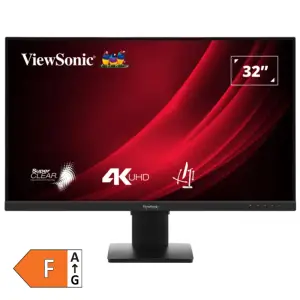 Monitor Viewsonic 80 cm (31,5") VG3208-4K 3840x2160 Curved VA 4ms 2xHDMI DisplayPort HAS  3H sRGB104% HDR10