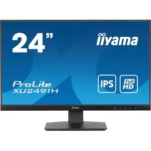 Monitor Iiyama 60,5 cm (23,8") XU2491H-B1 1920x1080 100Hz IPS 0,5ms HDMI DisplayPort  sRGB96% AdaptiveSync ProLite
