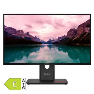 Monitor Lenovo 60,5 cm (23,8") T24-40 1920x1080 120Hz IPS 4ms VGA HDMI DisplayPort 3xUSB3.2 USB-C-Out Pivot  sRGB99% ThinkVision