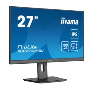 Monitor Iiyama 68,6 cm (27,0") XUB2792HSU-B6 1920x1080 100Hz IPS 0,4ms HDMI DisplayPort 4xUSB3.2 Pivot Zvočniki  sRGB99% AdaptiveSync ProLite - odprta embalaža