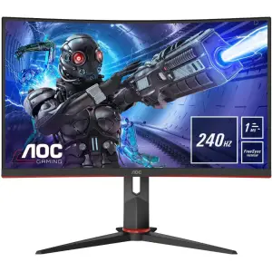 Monitor AOC 81,3 cm (32,0") C32G2ZE 1920x1080 Curved Gaming 240Hz VA 0,5ms 2xHDMI DisplayPort  3H DCI-P3-96% FreeSync Premium