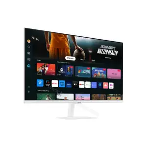Monitor Samsung 80 cm (31,5") S32DM703UU 3840x2160 Smart TV Tizen VA 4ms 2xHDMI USB-C 65W 2xUSB2.0 Zvočniki 2x5W  NTSC72% BT WiFi HDR10 OdysseyM7 bela