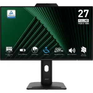 Monitor MSI 68,6 cm (27,0") MP272PMG 1920x1080 120Hz IPS 1ms VGA HDMI DisplayPort 2xUSB2.0 Pivot Zvočniki  DCI-P3-90% PRO