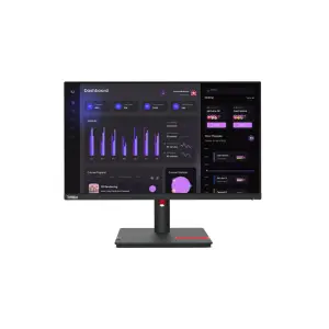 Monitor Lenovo 60,5 cm (23,8") T24i-30 1920x1080 IPS 4ms VGA HDMI DisplayPort 4xUSB3.2 Pivot  sRGB99%