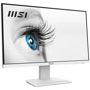 Monitor MSI 60,5 cm (23,8") MP243XW 1920x1080 100Hz IPS 1ms HDMI DisplayPort Zvočniki Zvočniki 2x3W  sRGB119% AdaptiveSync PRO