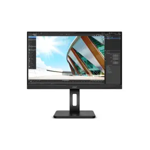 Monitor AOC 68,6 cm (27,0") U27P2 3840x2160 IPS 4ms 2xHDMI DisplayPort 4xUSB3.0 Pivot Zvočniki  3H sRGB81%