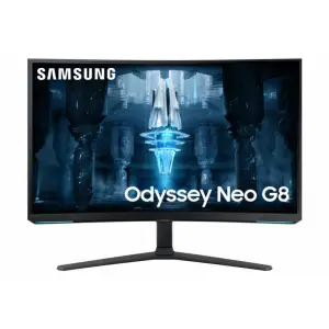 Monitor Samsung 81,3 cm (32,0") LS32BG850NPXEN 3840x2160 Curved Gaming 240Hz VA MiniLED 1ms 2xHDMI DisplayPort 2xUSB3.0 Pivot  DCI-P3-95% FreeSync Premium PRO Quntum HDR2000 Odyssey NEO G8